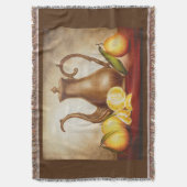 Pitcher mit Orangen Decke (Vorderseite Vertikal)