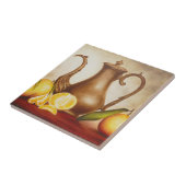 Pitcher mit Orangen Fliese (Seite)