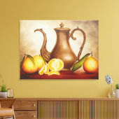 Pitcher mit Orangen Leinwanddruck (Insitu (Wohnzimmer))