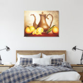 Pitcher mit Orangen Leinwanddruck (Insitu (Schlafzimmer))