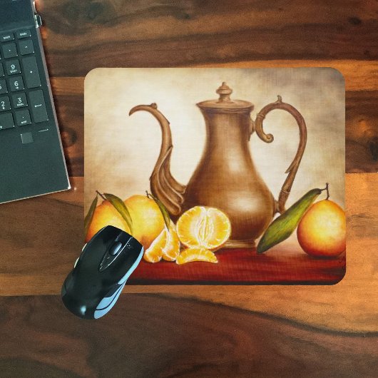 Pitcher mit Orangen Mousepad