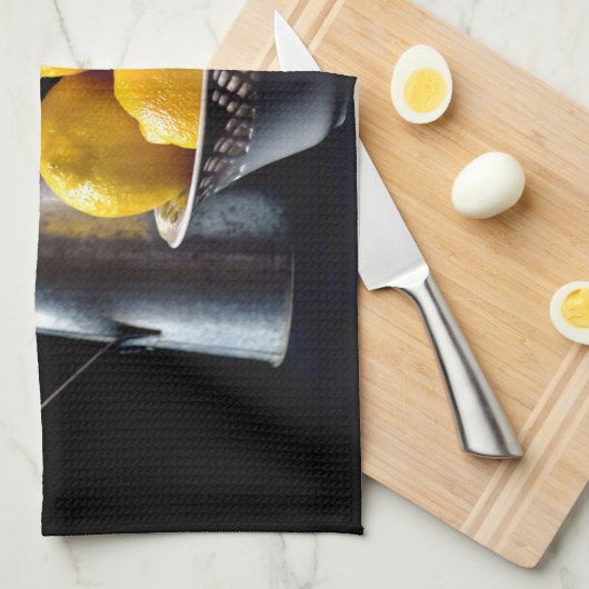 Pitcher und Lemons Küchentücher (Viertel Falte)