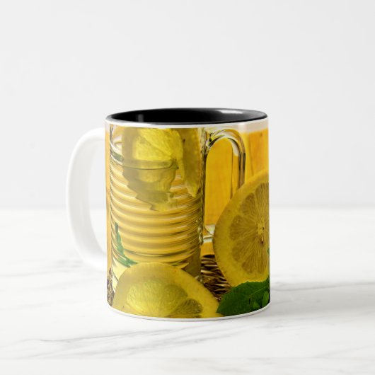 Pitcher von Lemon Tea Zweifarbige Tasse (Vorderseite Links)
