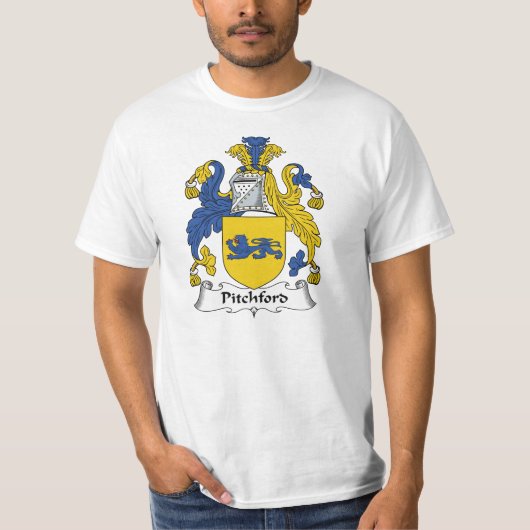Pitchford Familienwappen T-Shirt (Vorderseite)