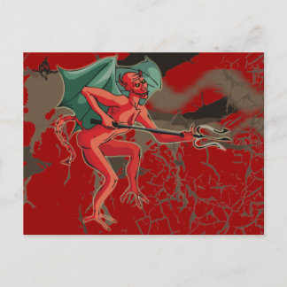 Pitchfork Devil Postkarte