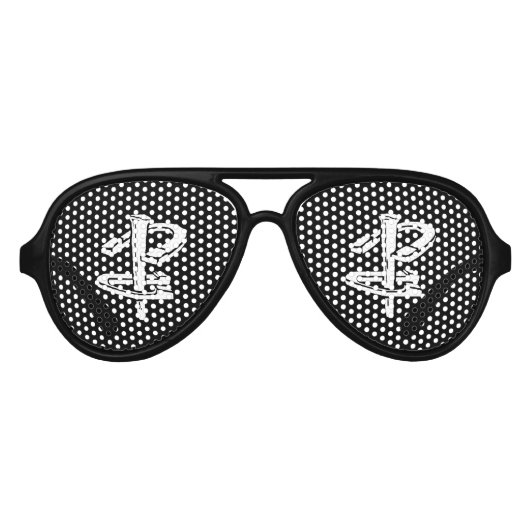 Pitching Adult Aviator Party Shades Sonnenbrille (Vorderseite)