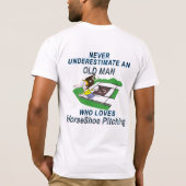 Pitching Bella Leinwand Pocket T T-Shirt (Rückseite)