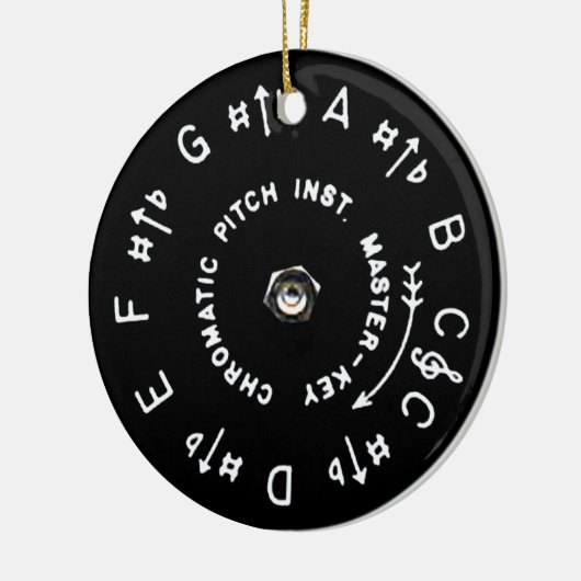 Pitchpipe Keramik Ornament (Links)