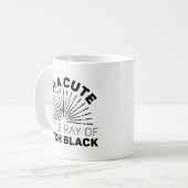 Pitchschwarz Kaffeetasse (Vorderseite Links)