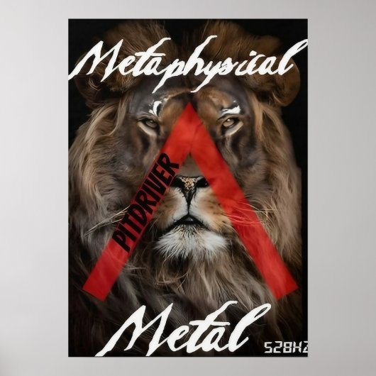 PitDriver Lion Logo Poster (Vorne)