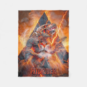 PitDriver Metaphysische Metall-Logo-Decke  Fleecedecke
