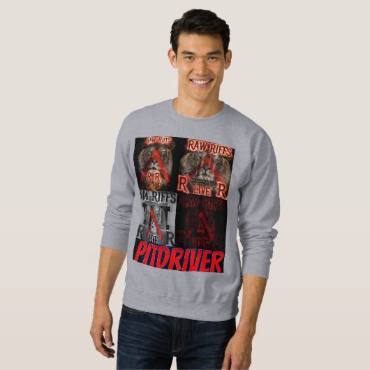 PitDriver Raw Riffs Live Albums Sweat Shirt (Vorne ganz)