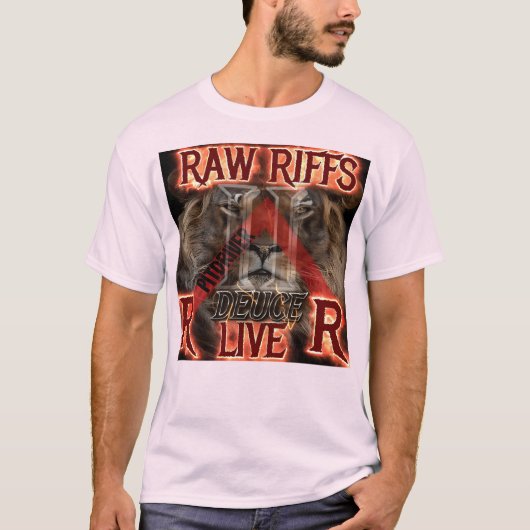 PitDriver Raw Riffs Live II Deuce T-Shirt (Vorderseite)