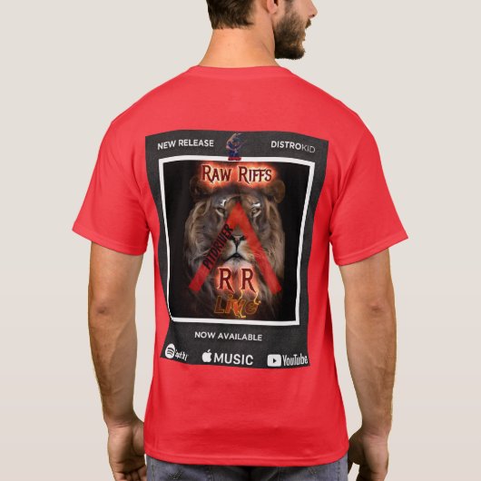 PitDriver Raw Riffs Live T-Shirt (Rückseite)