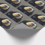 Pithecia pithecia geschenkpapier (Ecke)