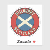 Pitlochry, Schottland Aufkleber (Blatt)