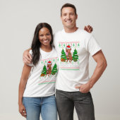 Pitmas Weihnachtsmann Pitbull Hund T-Shirt (Unisex)