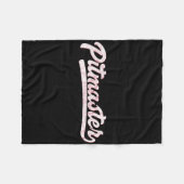 Pitmaster 100% Grillen Pitmaster Shirts Fleecedecke (Vorderseite (Horizontal))