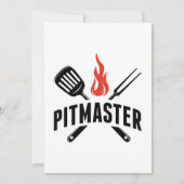 Pitmaster Dankeskarte (Vorderseite)