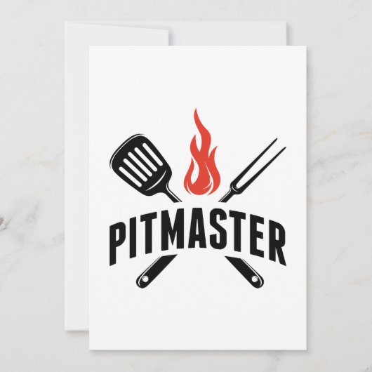 Pitmaster Dankeskarte (Vorderseite)