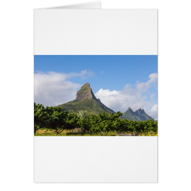 Piton de la Petite Berg Mauritius Panoramaaussicht (Vorne)