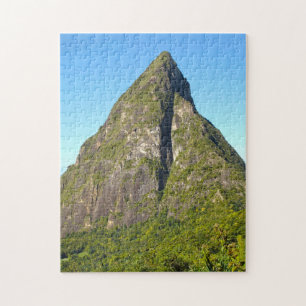 Piton-Gipfel Saint Lucia. Puzzle