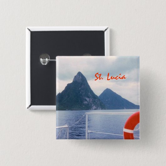 Pitons vom Meer Button (Vorne & Hinten)