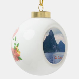 Pitons vom Meer Keramik Kugel-Ornament
