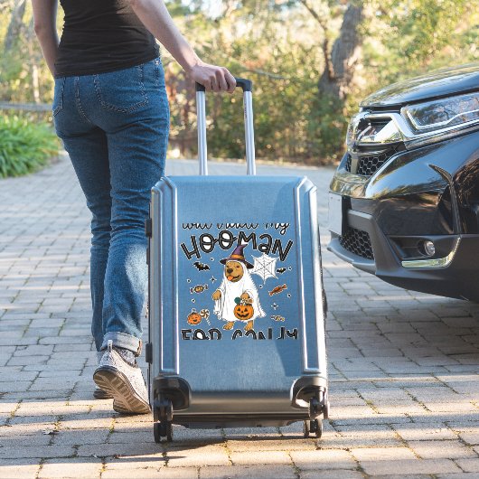 Pitpull Dog Halloween Ghost Spooky Aufkleber (Koffer Insitu)