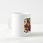 Pitpull-Hund-Geist Halloween Kaffeetasse (Vorderseite Links)