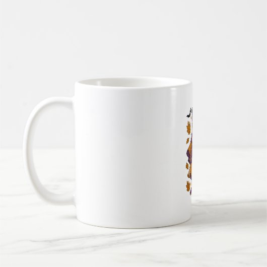Pitpull-Hund-Geist Halloween Kaffeetasse (Links)
