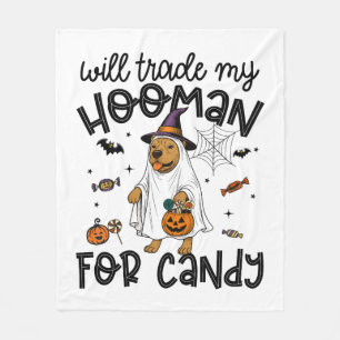 Pitpull-Hund Halloween Geist Gruselig Fleecedecke
