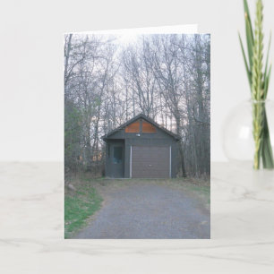 "PitStop Garage at Sunset" Get Well Card Karte