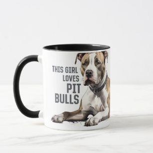 Pitt Bull Tasse - Diese Girl-Lieben Pit Bulls