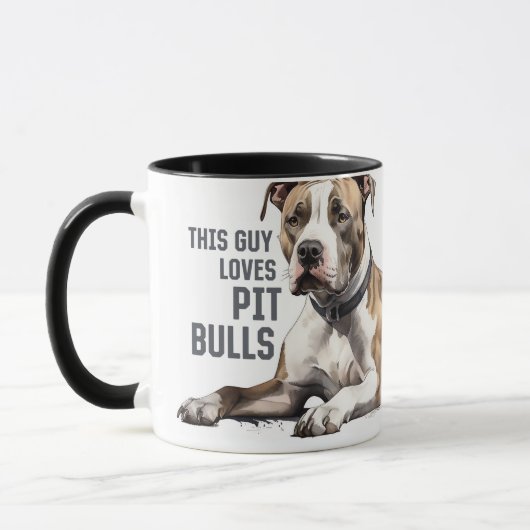Pitt Bull Tasse - Dieser Typ Lieben Pit Bulls (Links)