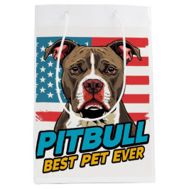 Pitt Bulls Are The Best Pet Ever Mittlere Geschenktüte