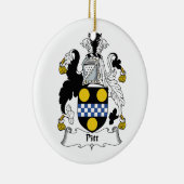Pitt Familienwappen Keramikornament (Rechts)