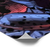 Pitt Superhero Comic Cover Poster (Ecke)