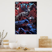 Pitt Superhero Comic Cover Poster (Küche)