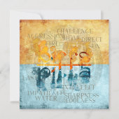 PITTA DOSHA - Grußkarte (Vorderseite)