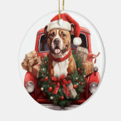 Pittbull Terrier. Pitt Bull dog PitBull Ornament (Links)