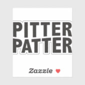 Pitter Patter - Letterkenny Sticker (Blatt)