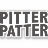 Pitter Patter - Letterkenny Sticker (Vorderseite)