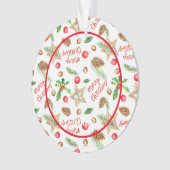 Pitter Patter of Little Feet - Kinder Foto Ornament (Vorderseite)