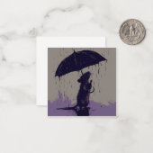 Pitter-Patter & Paw Prints: Gemütliche Mäuse Tales Mitteilungskarte (Vorderseite/Rückseite Beispiel)