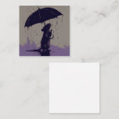 Pitter-Patter & Paw Prints: Gemütliche Mäuse Tales Mitteilungskarte (Vorne/Hinten)