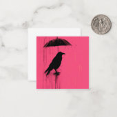 Pitter-Patter & Pen Pals: Crow-Stories gemeinsam n Mitteilungskarte (Vorderseite/Rückseite Beispiel)