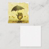 Pitter-Patter & Post-Internet-Purr: Minimalistisch Mitteilungskarte (Vorne/Hinten)