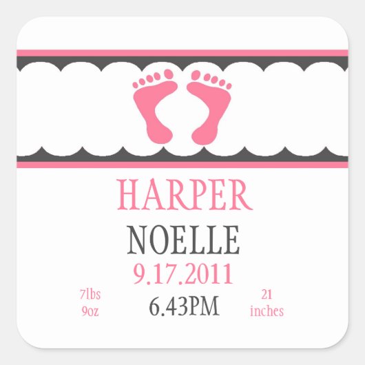 Pitter Patter Sticker (Vorderseite)