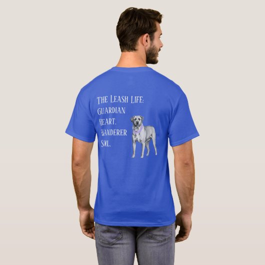 Pitthound: Guardian Heart T-Shirt (Schwarz voll)